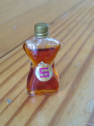 Vintage Shocking Perfume Mini Bottle Schiaparelli Mannequin/torso Bottle