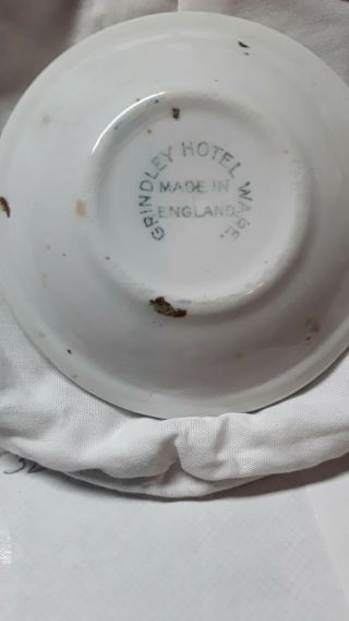 Ness Co.  England Steamship Porcelain Butter Pat Dish Antique