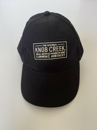 Knob Creek Whiskey Bourbon Logo Baseball Hat Cap Adjustable Back