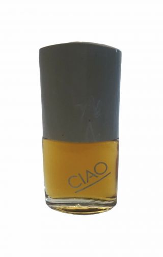 Vintage Houbigant Ciao Perfume Splash.  25 Oz Mini Bottle Full Old Formula