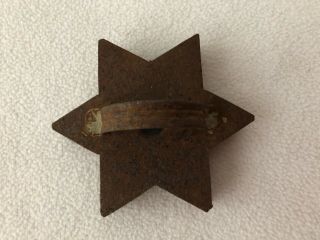 Vintage Primitive Soldered Metal Cookie Cutter Star Rusty Patina