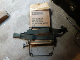 Us Army Rl - 39 Wire Spool Hand Held Reeling Machine W/ Strap 3895 - 00 - 498 - 8343 Nos