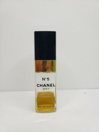Chanel No.  5 Paris Eau De Toilette Edt 3.  4 Oz / 100 Ml 30 Full
