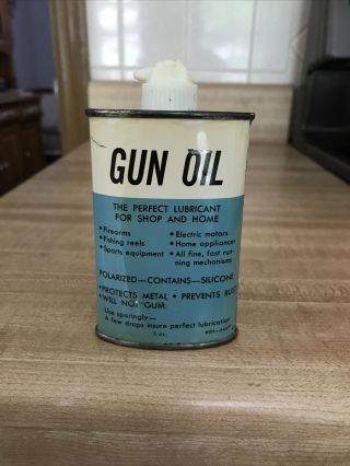 Vintage Handy Oil Can MONTGOMERY WARDS WESTERNFIELD GUN OIL 3 Oz.  Can 3