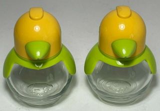 Stoha Germany Design Salt & Pepper Shakers Yellow And Green Birds