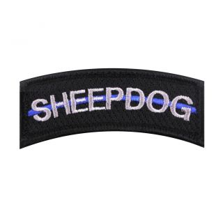 Sheepdog Shoulder Morale Patch With Thin Blue Line Law Enforcement Rothco 7473