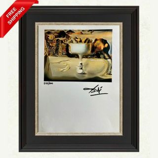 Salvador Dali - Apparition Of Face,  Hand Signed Print With