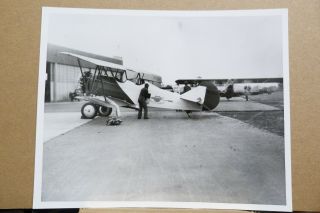 Photo Print: 1929 Union Oil Travel Air Nc6283 Airplane & Roy Harding U52