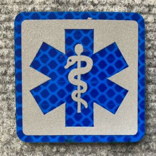 Medic Cross Laser Cut Style Reflective First Aid Morale Patch for UBACS & Bergen 3