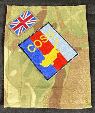 British Military Mtp Uniform Blanking Patch With Cosu And Union Jack Patch