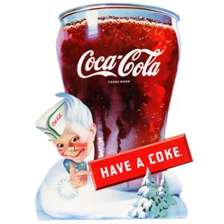 Coca - Cola Have A Coke Bell Glass Sprite Boy Wall Decal 17 X 24 Vintage Style