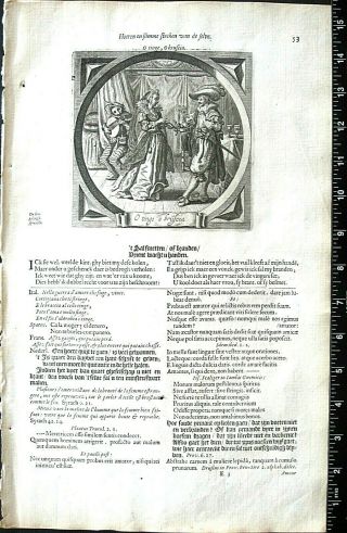 10 Humorous&moralistic Engravings On 5 Leaves,  Jacob Cats,  Alle De Werken,  1658 4
