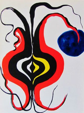 Alexander Calder - Origin - Lithograph 1966 - In Us