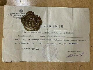 Sfrj Yugoslavia - Order Of Labor With Silver Wreath Rare Type