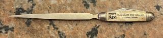 Vintage Funk’s Columbiana Seed Co.  Imperial Knife And Letter Opener 8.  75”