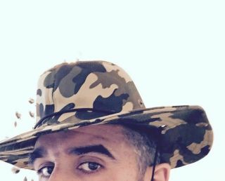 British Military Army Jungle Special Forces Head Green Bush Hat Cap Camo Mens