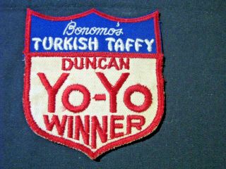 Vintage Duncan Yo - Yo Winner Patch Bonomo 