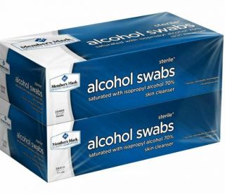 Alcohol Swabs (800ct. ) - Two - Ply,  Individually Foil Wrapped With 70 Isopropyl