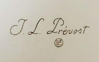 JEAN - LOUIS PREVOST - VINTAGE FLORAL BOUQUET DE ROSES,  IRIS.  No 5.  VELIN - 1940 2