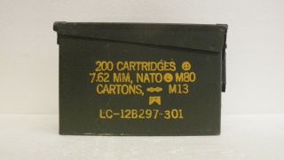 M19a1 Ammo Can.  30 Caliber U.  S.  Military Surplus 7.  62mm - (price Per Can)