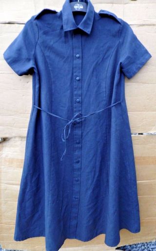 British Raf Issue Blue/grey Maternity Dress