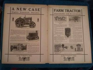 Case Kerosene Tractors 1922 Advertisement: 2 Pg Centerfold,  12 - 20 Tractor Intro