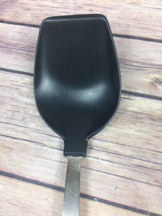 Vintage Ekco Serving Spoon Stainless Steel and Nylon Black Handle 2