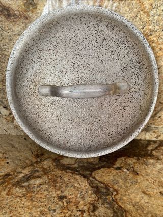 Round Aluminum Lid For Pot 9 - 7/8” Diameter Vintage