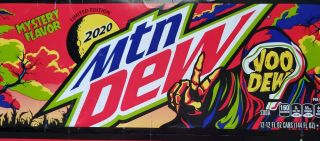 2020 Limited Edition Mountain Dew Mtn Dew Voo Dew Ii 12 Pack Carton Case Display