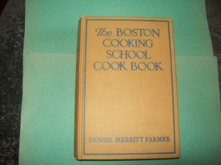 The Boston Cooking School Cook Book By Fanny M.  Farmer Hc Book 1944