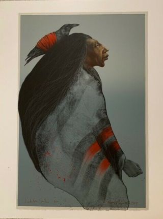 Frank Howell Lithograph " Lakota Sisters,  1984 " Signed And Numbered
