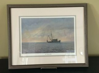 Off Tybee Island By Butler Brown Signed Print Numbered 510/1000 Georgia Artist