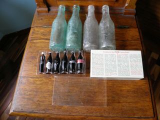 Vintage Coke Bottles And A History Of Coca Coca Mini Bottle Set