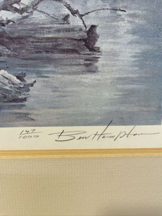 Ben Hampton Print “The Stump” 1962 Hand Signed & Numbered Limited Edition Art 3