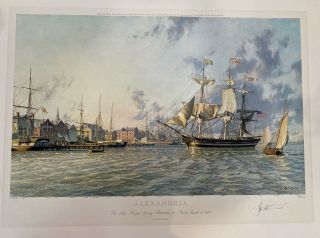 John Stobart’s Alexandria: The Ship “Fairfax” Unframed Lithograph SIGNED 429/750 2