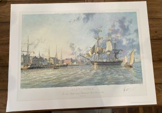 John Stobart’s Alexandria: The Ship “Fairfax” Unframed Lithograph SIGNED 429/750 3