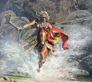 Frank Mccarthy Whirling He Raced To Meet The Challenge S/n 162/1000 W/coa