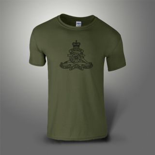 Royal Artillery Ra T - Shirt 100 Cotton Military Green