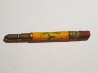 John Deere Bullet Pencil,  Martin Implement Co.  Roanoke,  Il