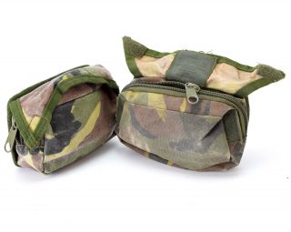 Dutch Netherlands Army First Aid Pouch Molle Zipped Dpm Camo Nylon