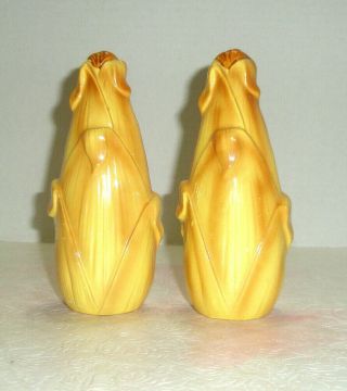 Vintage Anthropomorphic Salt and Pepper Shakers Corn on Cob Made in Japan 3
