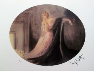 Louis Icart Sapho Signed Limited Edition Giclee Art 18 " X 24 "