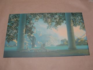 Maxfield Parrish Lithograph Print " Daybreak " The House Of Art N.  Y.