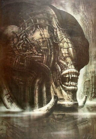 Hr Giger Alien Prometheus Necronom Iiia 1976 Heliogravure Very Rare