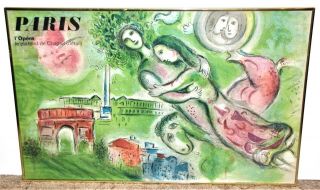 Marc Chagall Color Lithograph L 
