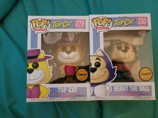Funko Pop Hanna Barbera Top Cat And Benny The Ball (chase)