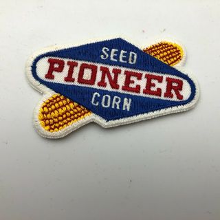 Vtg Pioneer Seed Corn Agriculture Advertising Hat Cap Uniform Patch Y3