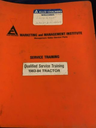 Allis Chalmers Service Training Tractor 