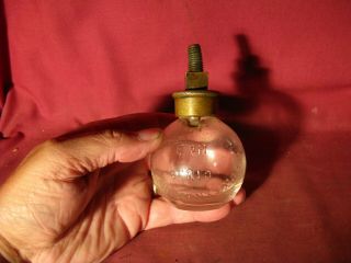 Rare Early Lunkenheimer Cin O.  No 3 Globe Bulb Oiler For Hit Miss Engine