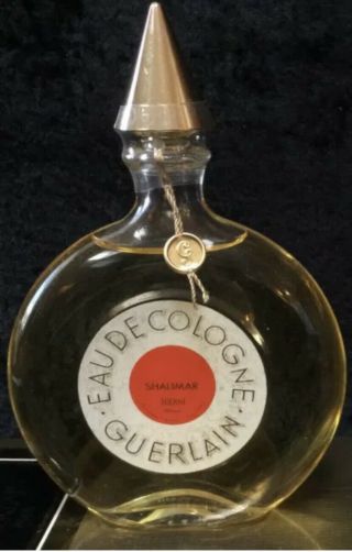 Vintage Shalimar Eau De Cologne 3.  4 Fl Oz/100ml,  Full Bottle Box (c257)